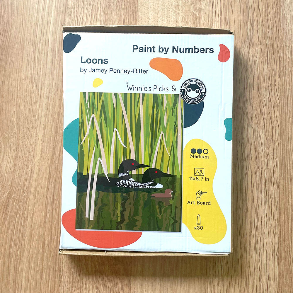 Paint By Number: Loons