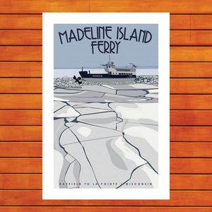 Madeline Island Winter Ferry